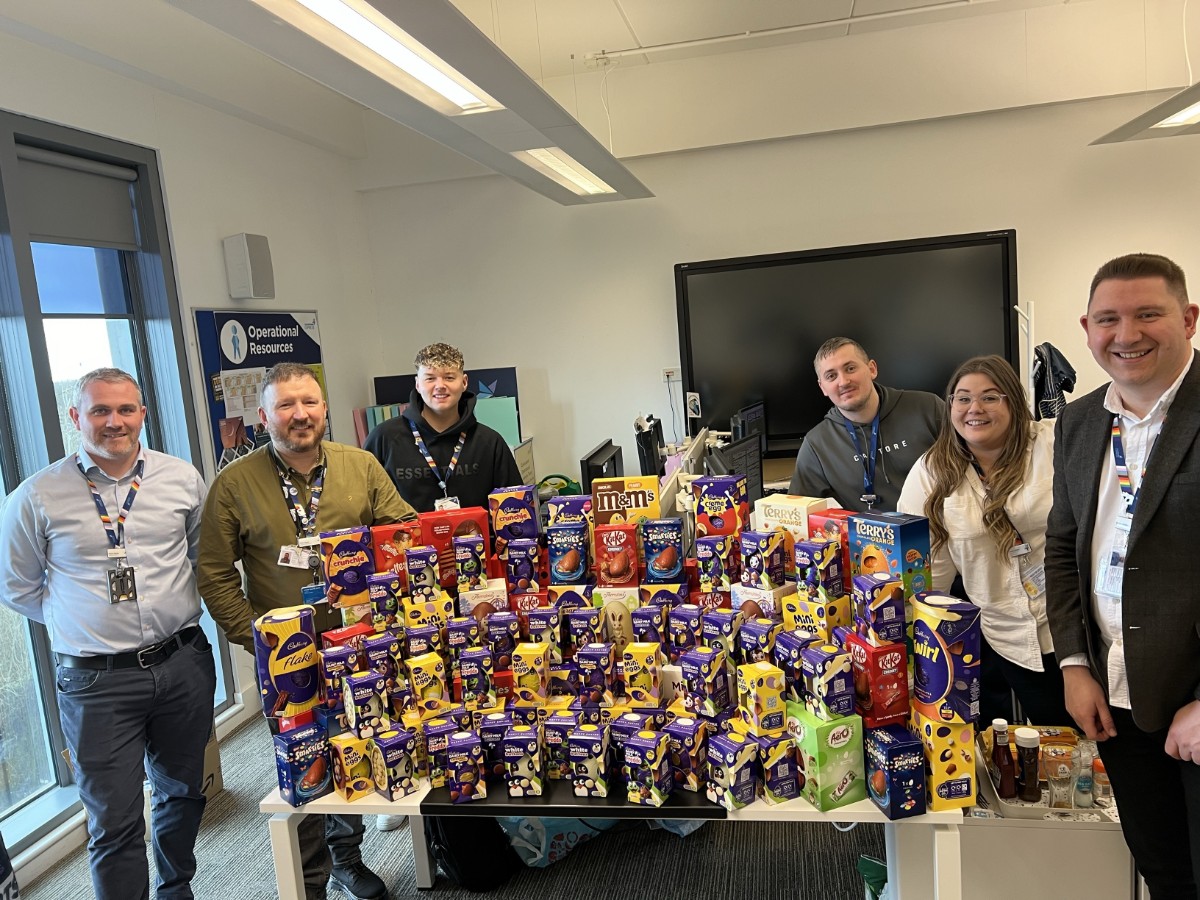TPE staff have collected 130 chocolate eggs for Mustard Tree (2)