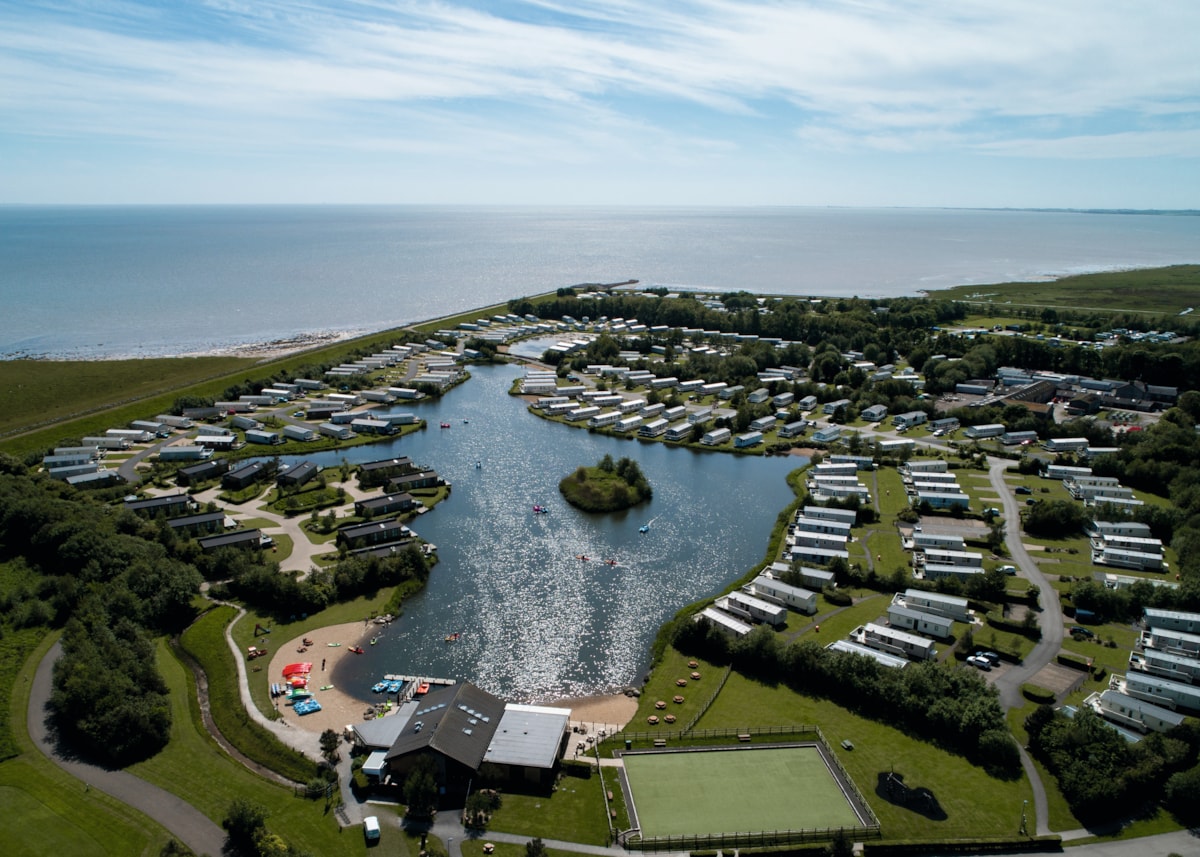 Aerial shot at Lakeland