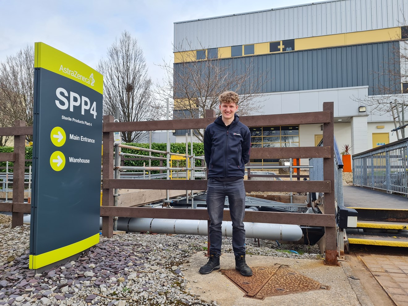 Siemens’ pioneering degree apprenticeship programme supercharges 60 engineering careers: Rob Rowson is working at AstraZeneca in Macclesfield while studying through Siemens Digital Industries' degree apprenticeship programme (3)