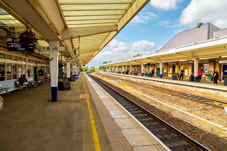Middlesbrough station platform