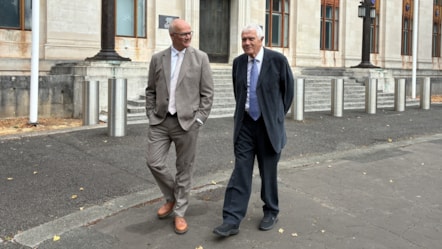 Deputy Minister for Transport Mark Hooper and Lord Burns meeting in Cardiff 17 August 2026