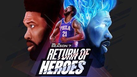 NBA 2K22 Season 7 Return of Heroes Key Art