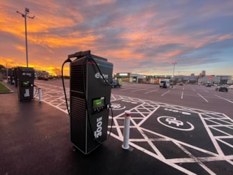 The EV charging hub in Aberdeen is the first E.ON Drive charging station to be developed in Scotland