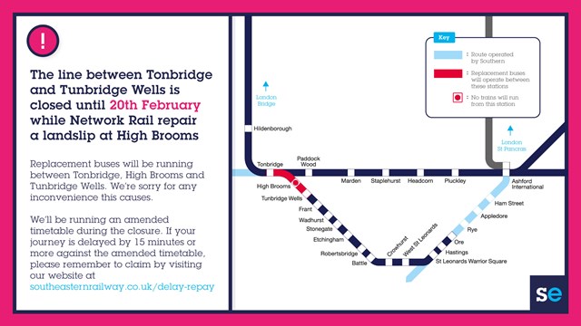 Tonbridge-Tunbridge line-closure