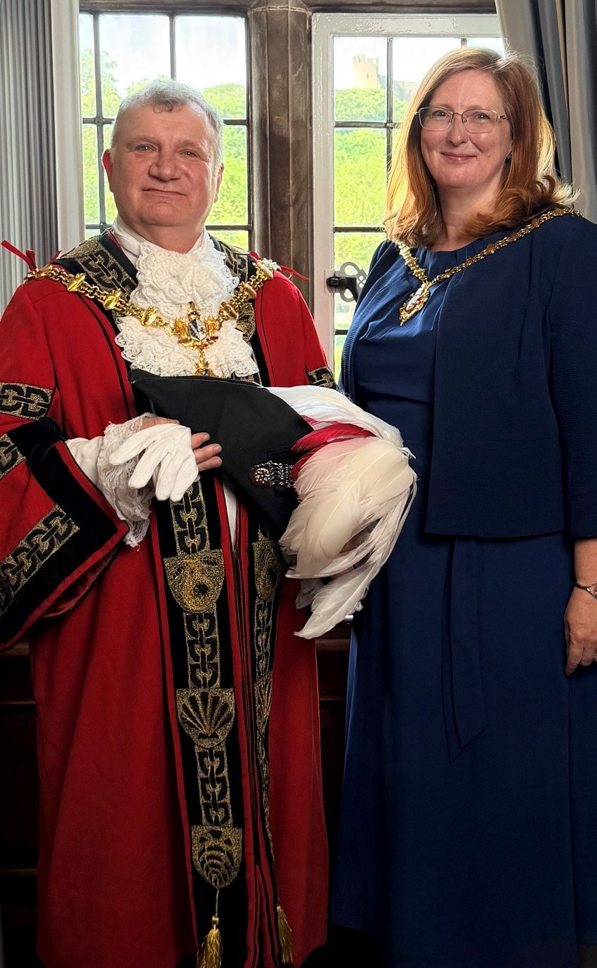 Mayor and Mayoress of Dudley, Cllr Pete Lowe and Su Lowe