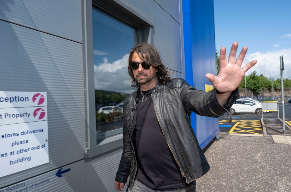 'Dave Grohl' at First Bus Caledonia depot - Foo Fighters Hampden Express X31
