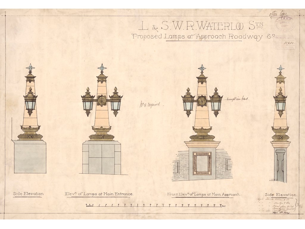 London stations - archived drawings and plans (Waterloo): London stations - archived drawings and plans (Waterloo)