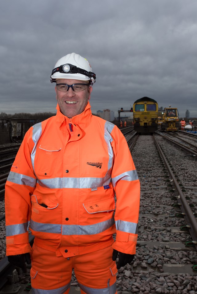 Paul Clark, on site for Thameslink