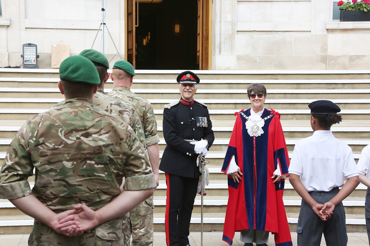 Cllr Potter at Armed Forces Day 2017