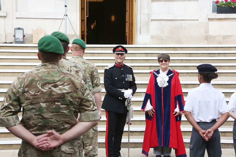 Cllr Potter at Armed Forces Day 2017