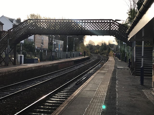 Network Rail begins £1.2m platform works at Giffnock station: Giffnock Station-2