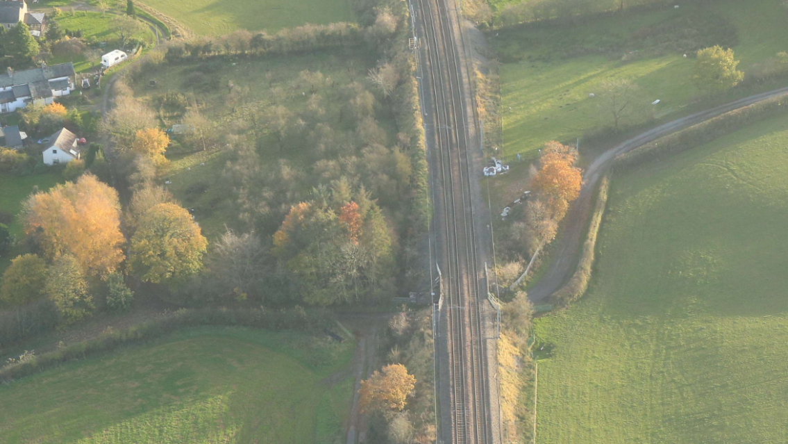 The West Coast Main Line in Cumbria courtesy of NR Air Operations