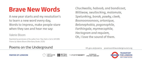 TfL Image - Brave New Words