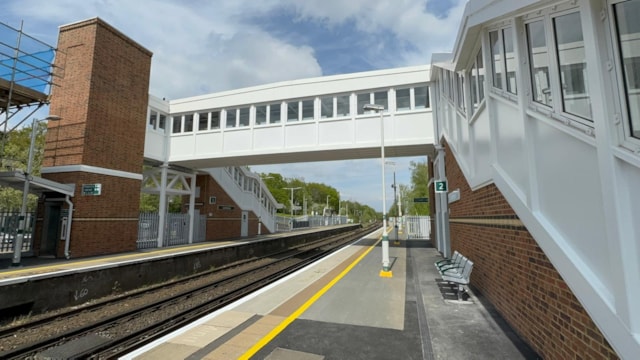 Leatherhead station accessibility scheme completed: Leatherhead AfA scheme 1