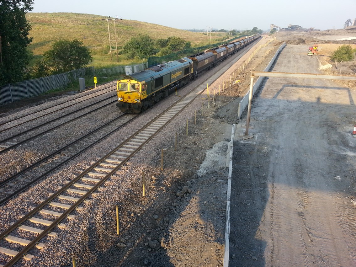 First trains through Hatfield & Stainforth: First freight train through Hatfield & Stainforth 08/07/13