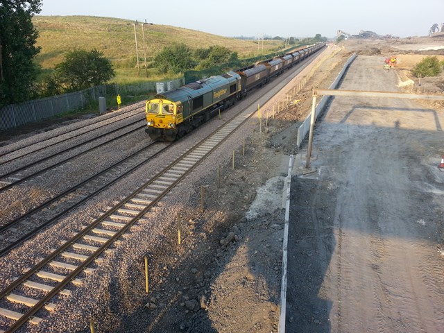 First trains through Hatfield & Stainforth: First freight train through Hatfield & Stainforth 08/07/13