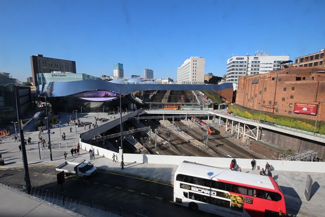 Birmingham New Street station users show their love as customer satisfaction levels rise: Birmingham New Street station