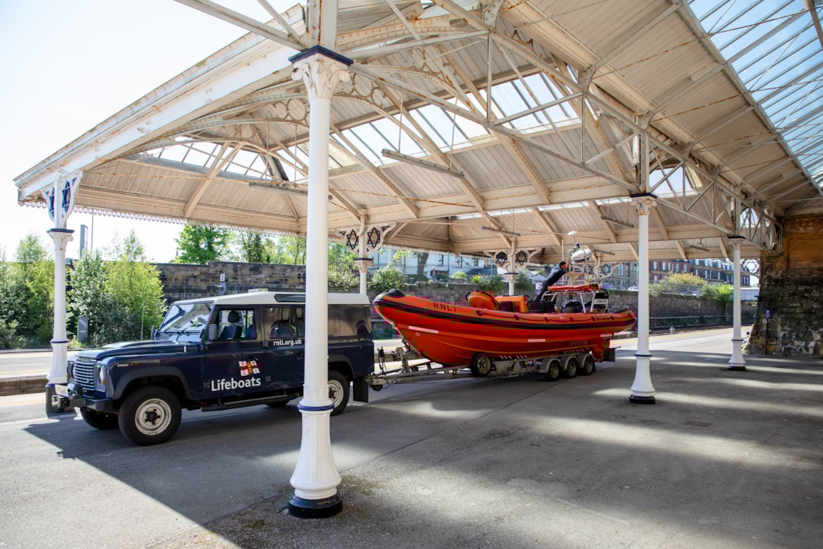 TPE, RNLI partnership launch at Scarborough station-2