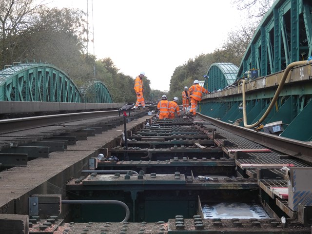 River Stour track workers