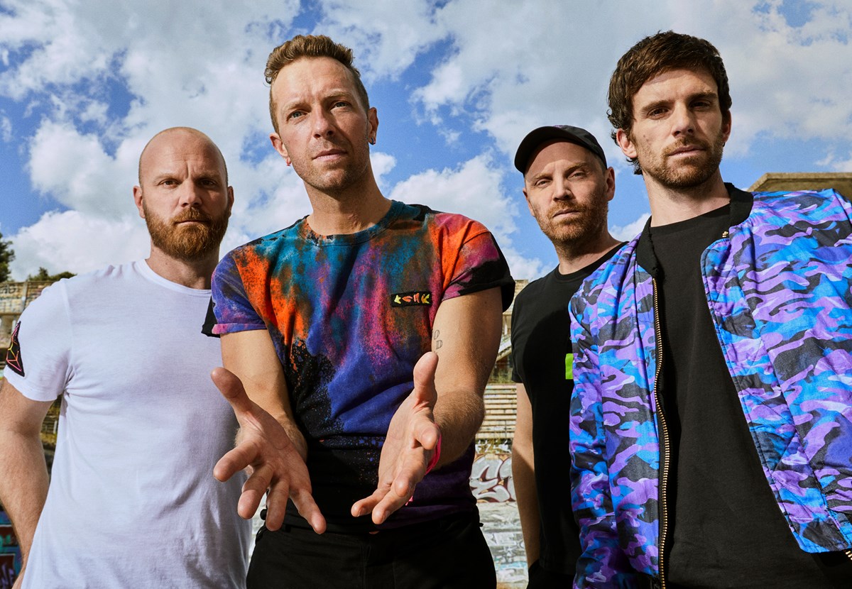 Coldplay band photo credit James Marcus Haney