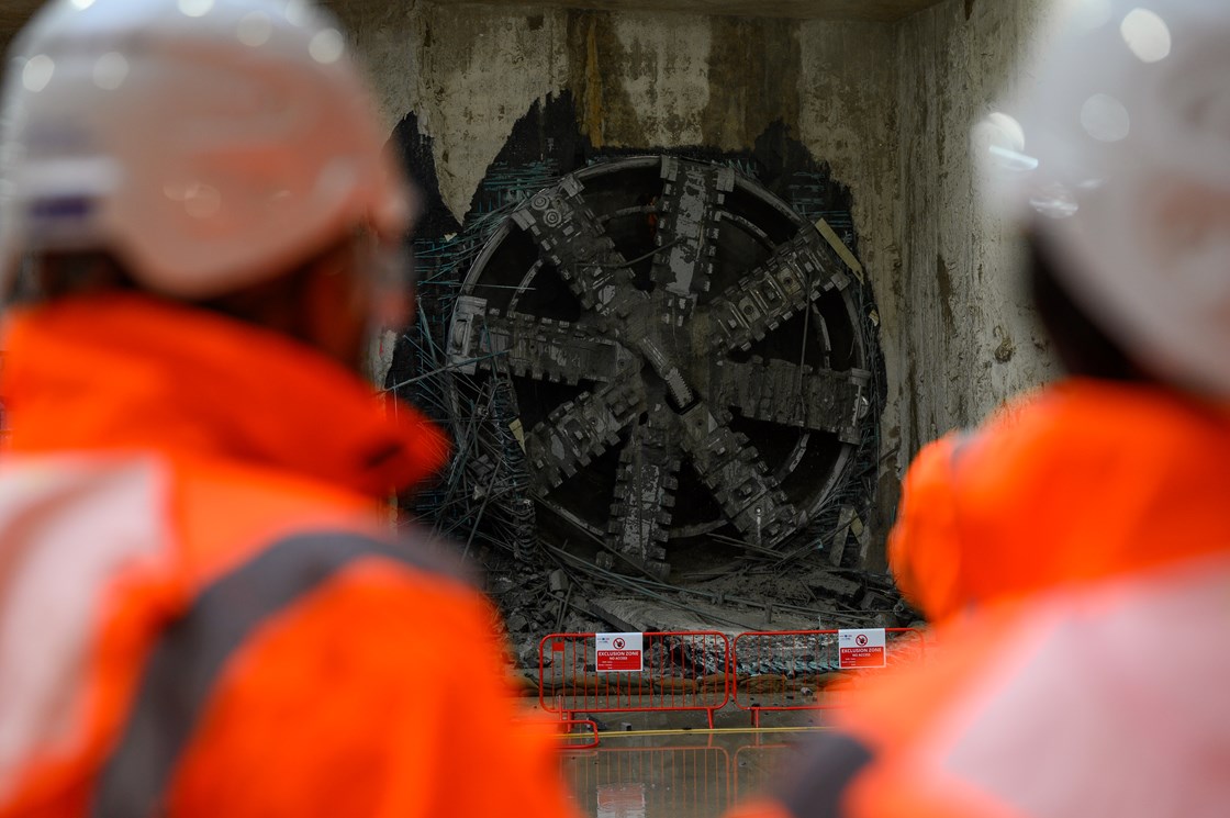 HS2's Atlas Road Logistics Tunnel breaks through into Old Oak Common Box