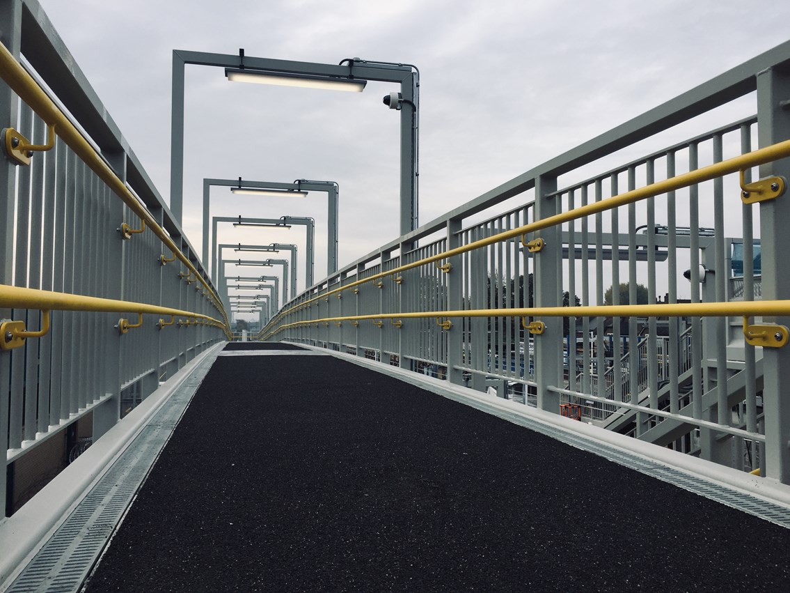 New step-free footbridge opens in Tottenham making access to services and the Lee Valley easier: Northumberland Park footbridge