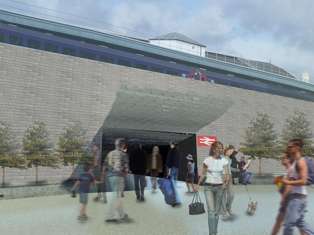 Proposed new eastern access at Bristol Temple Meads