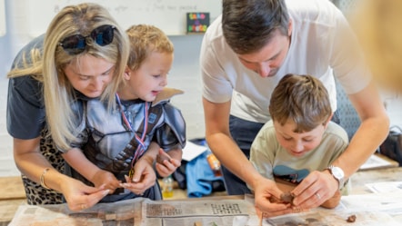 Visitors enjoying archaeology activities at the National Museum of Rural Life. Photo (c) Claudia Scandella  (10)