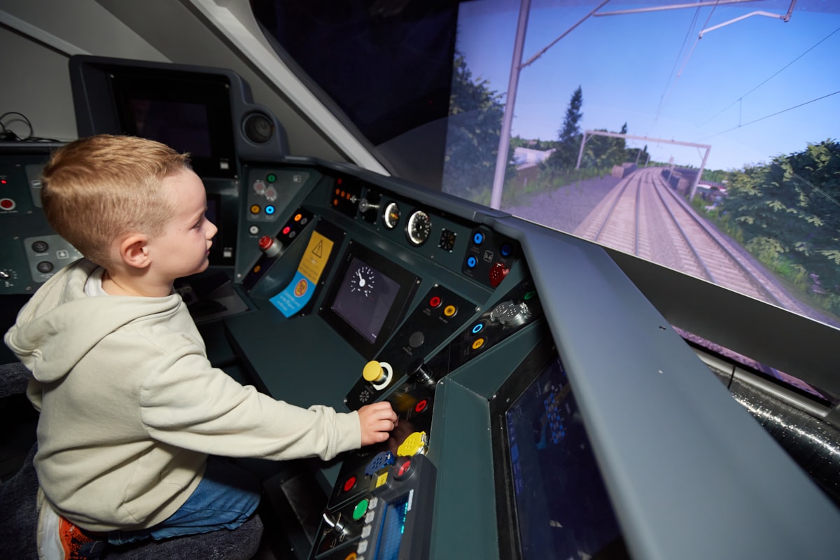 Daniel Rogerson became a rookie trainee driver at Avanti West Coast's driving school in Crewe.