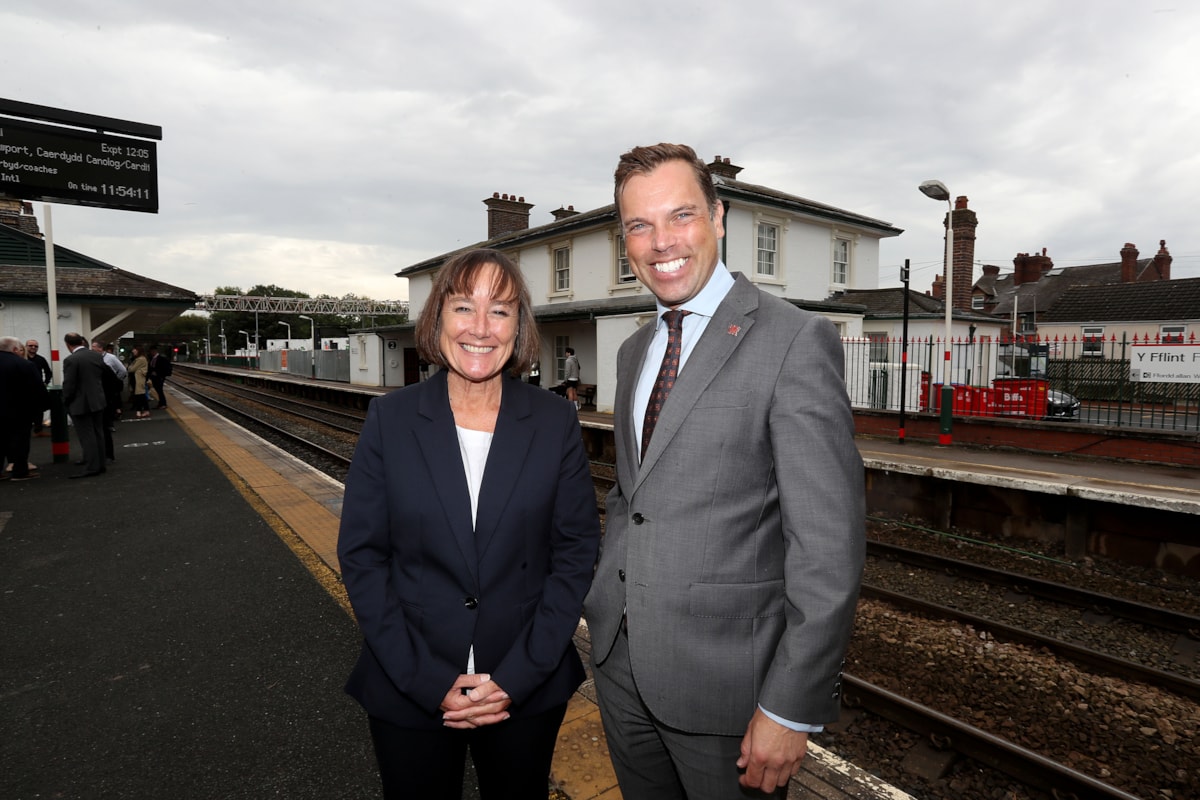 Cabinet Secretay for Economy, Transport and North Wales, Ken Skates with Secretary State of Wales, Jo Stevens-2