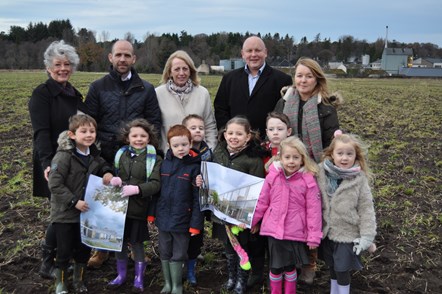 Designs of new Linkwood Primary school released as pupils visit site.