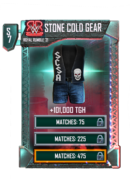 WWE SuperCard Stone Cold Steve Austin Gear