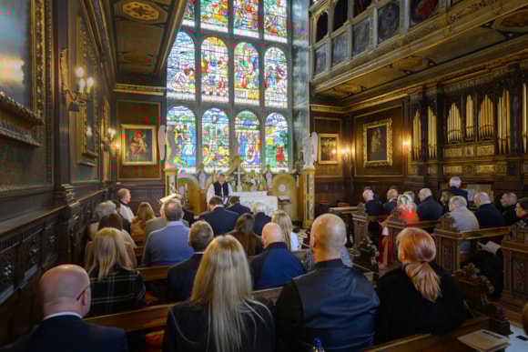 Bishop Rob Gillion speaks at the Hatfield Rail Crash Memorial Service, LNER