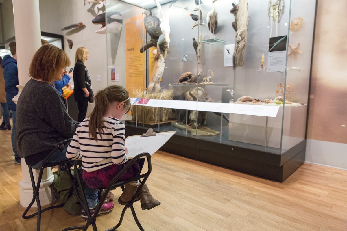 Sketching at the National Museum of Scotland. Photo © Ruth Armstrong (3)