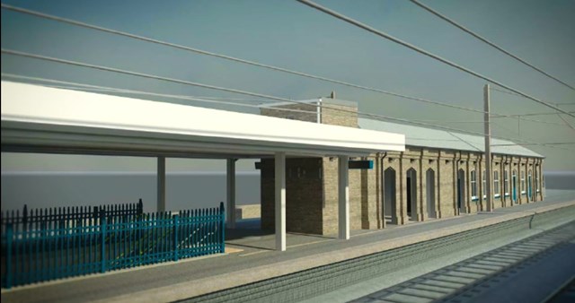 Finsbury Park road closure this weekend as Network Rail continues with major station upgrade to improve accessibility for passengers: 3D impression, Finsbury Park railway station
