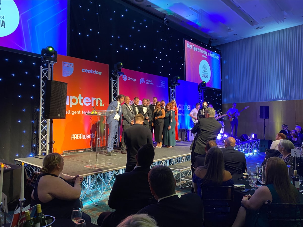 Apprenticeship Guide Awards 2025 - University of Cumbria Best Healthcare Apprenticeship  Winners