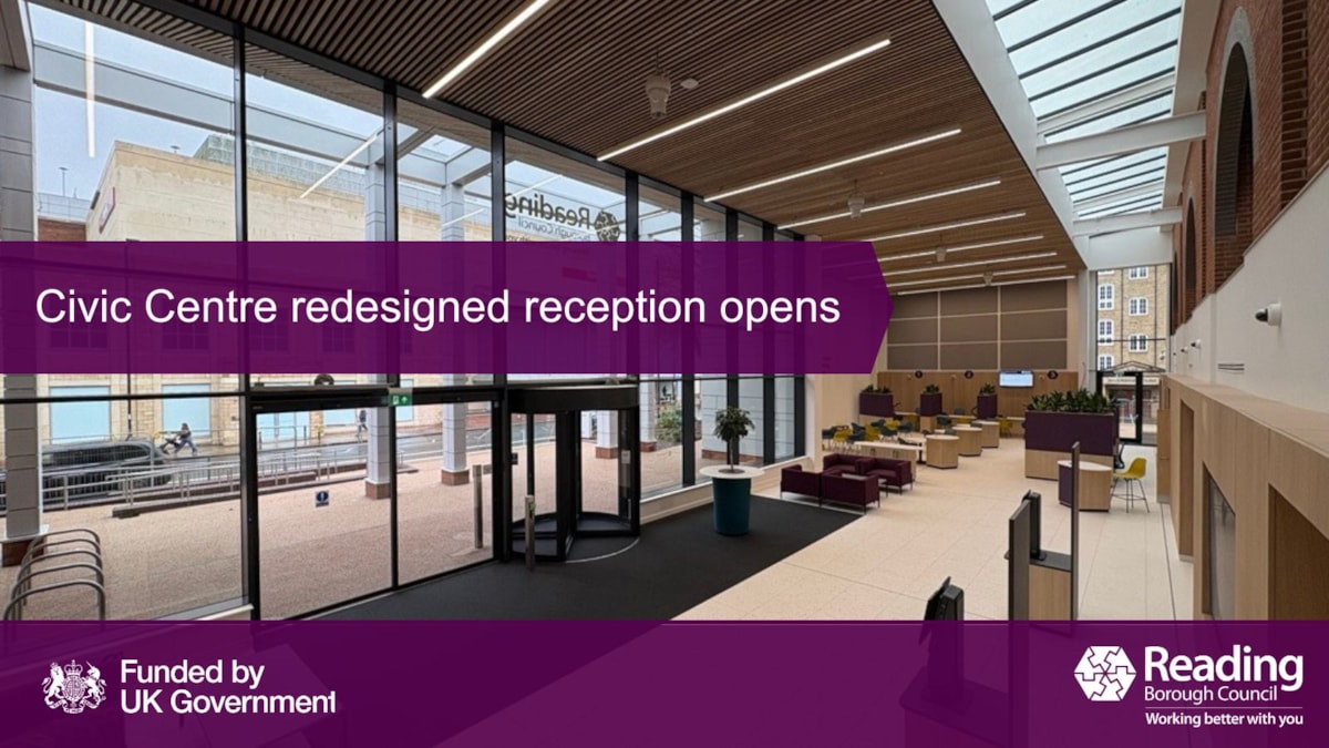 Redesigned reception opening