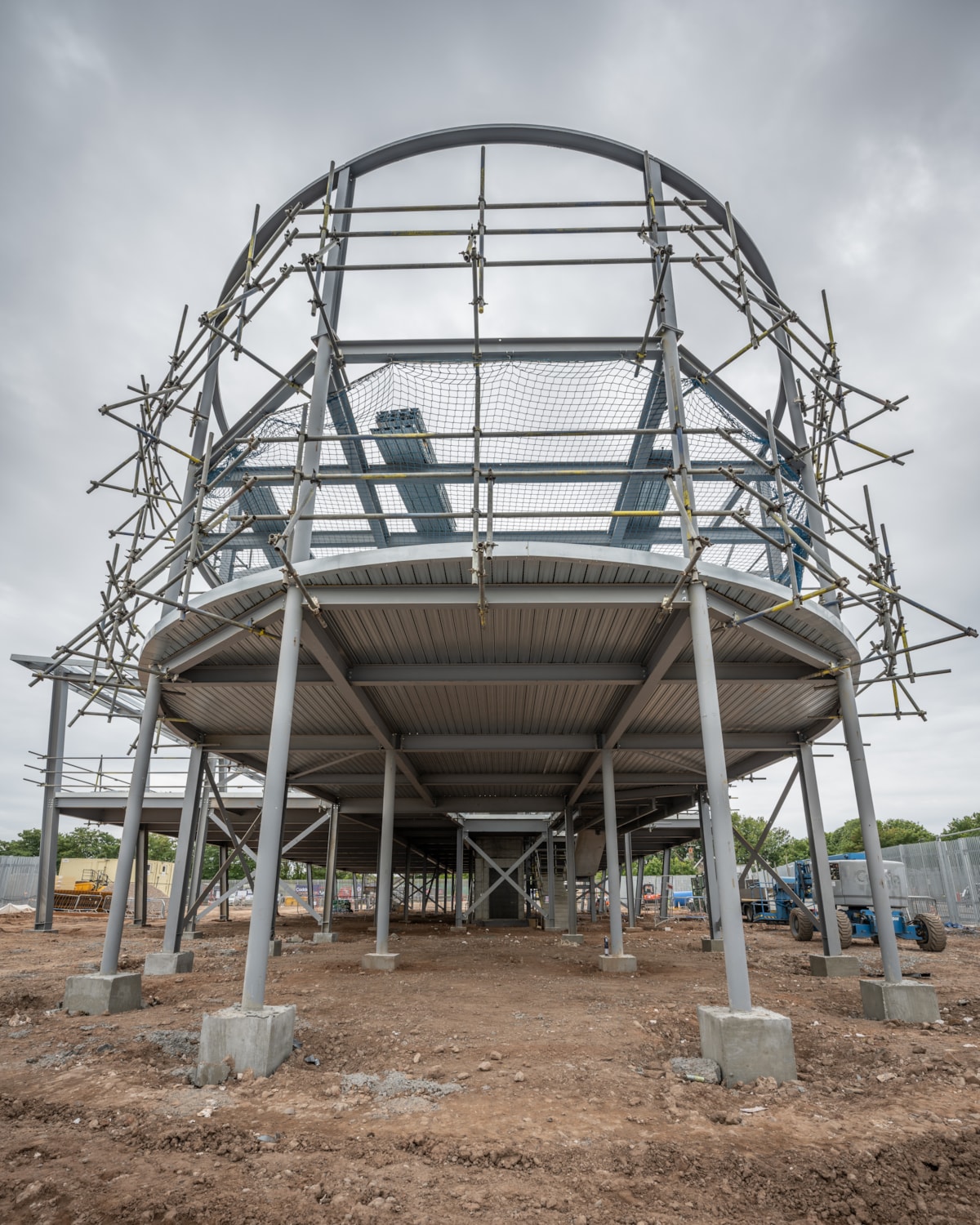 Build progression of the University of Cumbria's Barrow campus