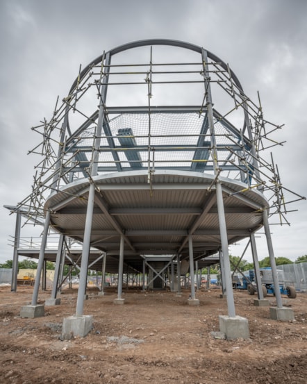 Image showcasing the progress of the construction of the new University of Cumbria's Barrow Campus