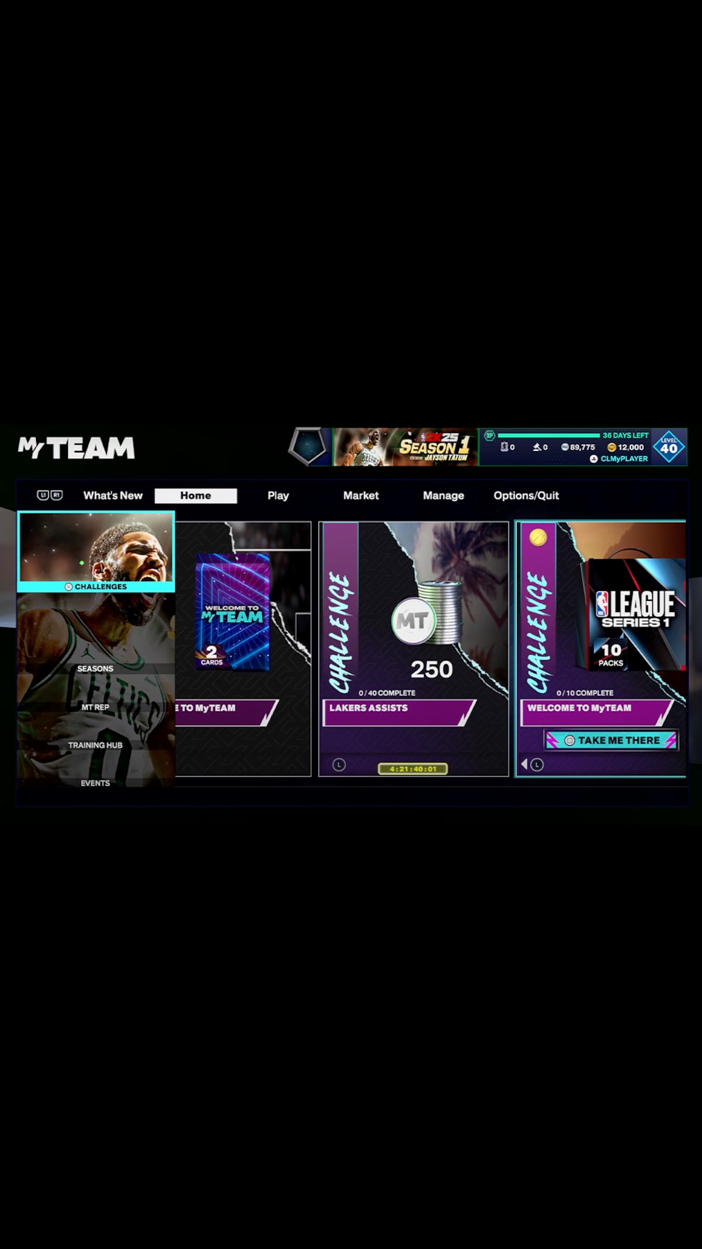 NBA 2K25 Challenges Vertical