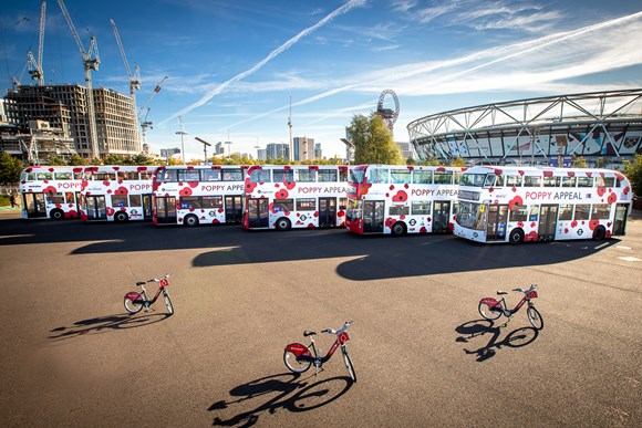 TfL Image - Bus group shot Olympic Park
