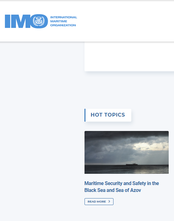 Ukraine  - IMO information and web page: IMO web page