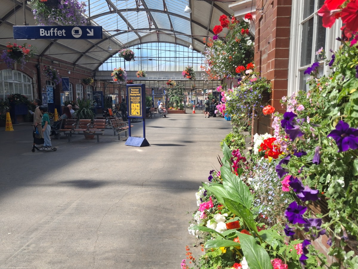 Bridlington Station in East Yorkshire