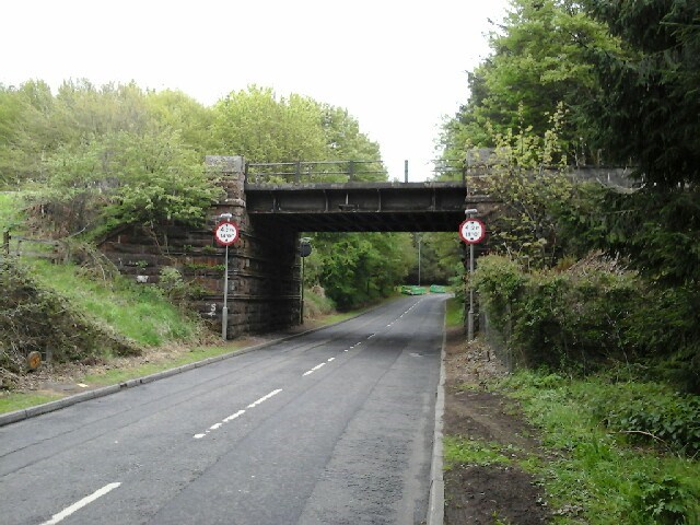 Muirieston Road under bridge