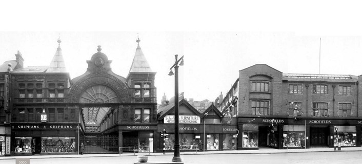 Fast x Slow Fashion online.: The old Schofields store as it appeared in 1949. Credit Leodis.