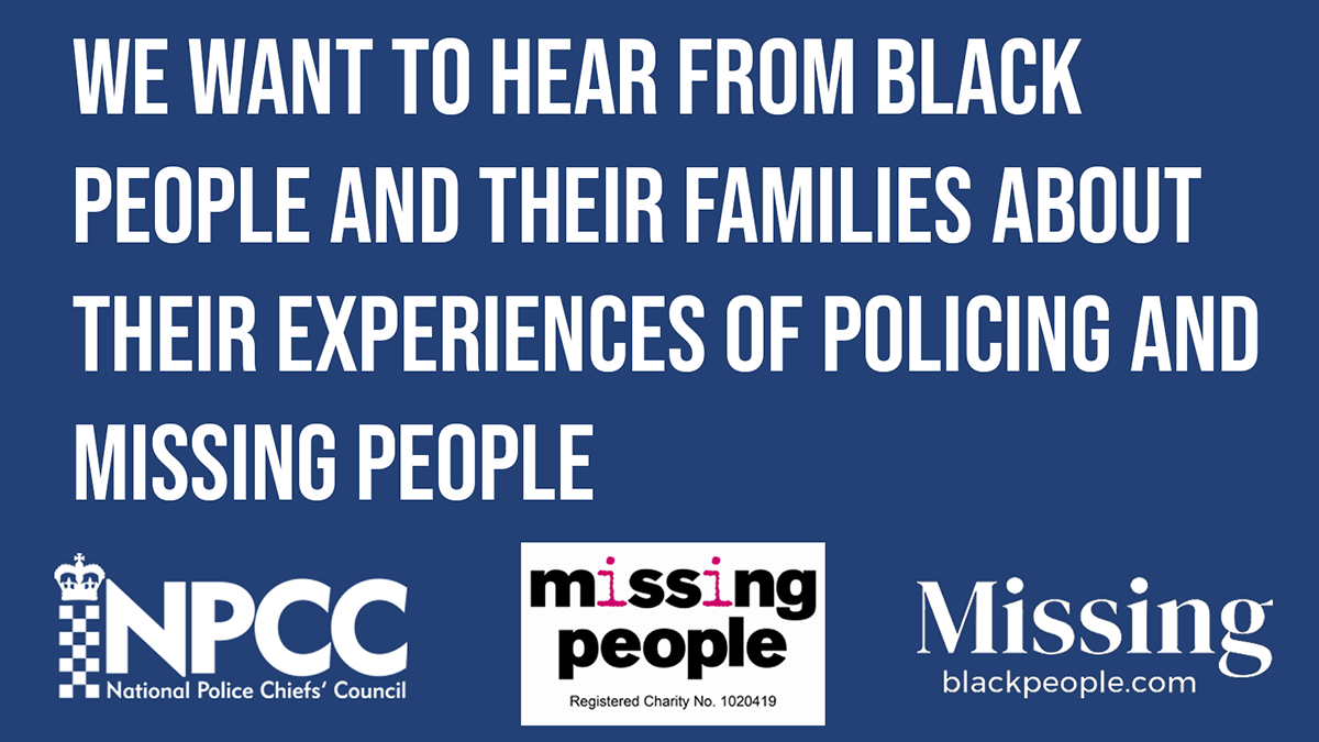 Sharing The Experiences Of Black Missing People And Their Families