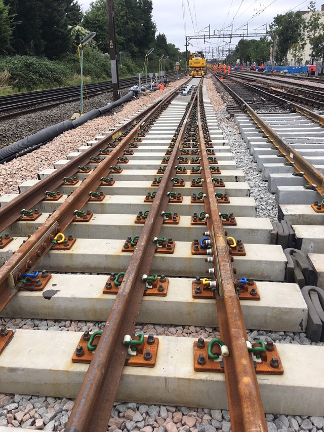 New track at North Wembley junction