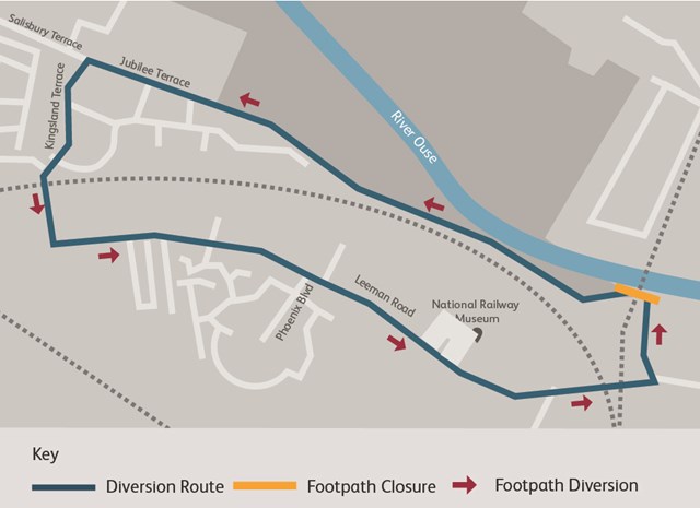 Alternative routes during Scarborough Bridge replacement work