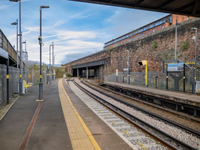 Entrance to tunnels by Brunswick station: Entrance to tunnels by Brunswick station