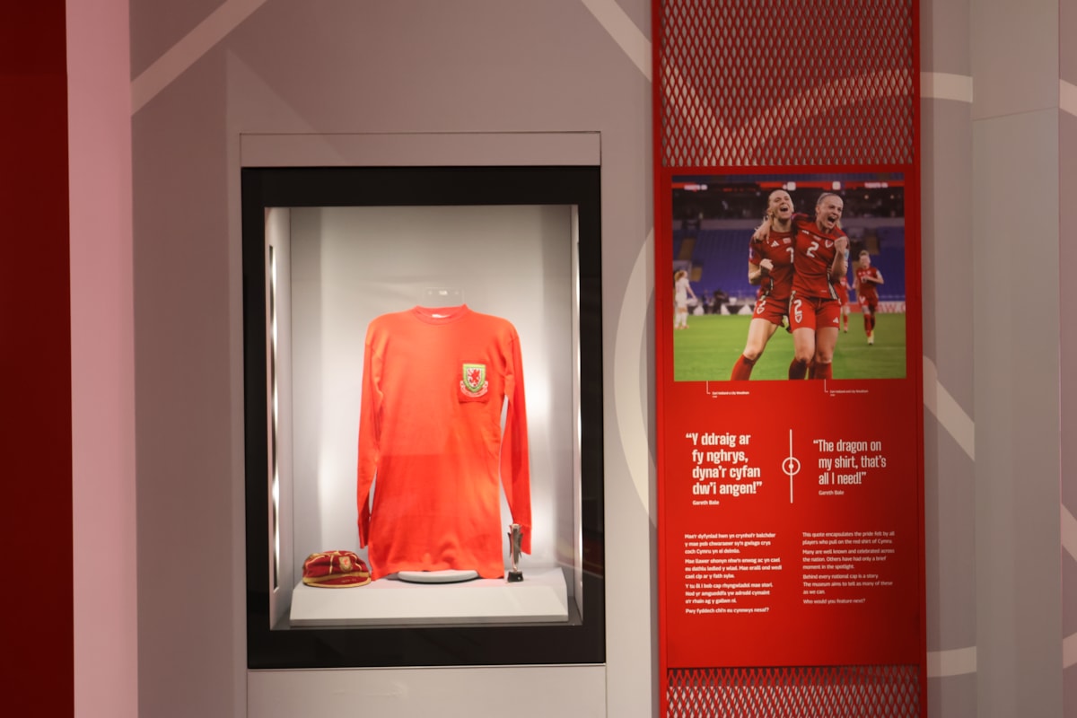Football Musuem - Shirt Exhibit